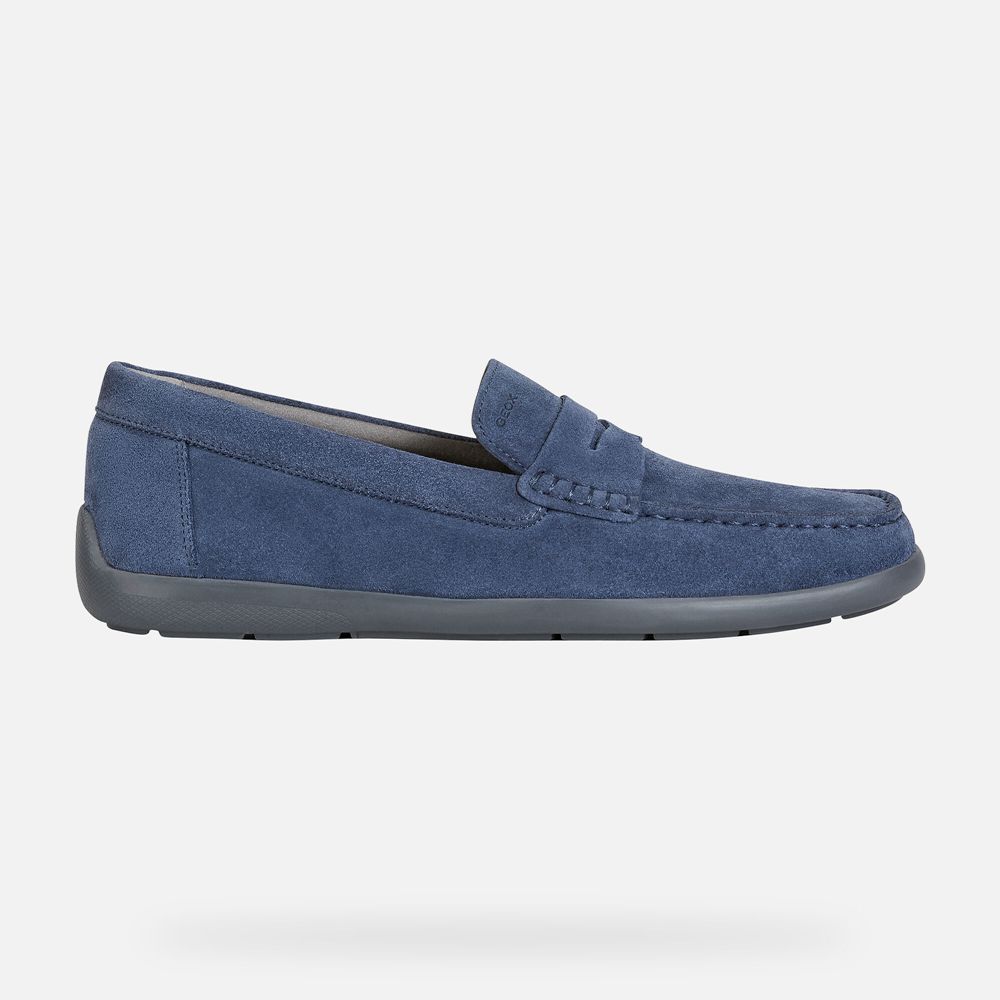 Mocassin Geox Devan - Bleu - Homme 432958-YCA